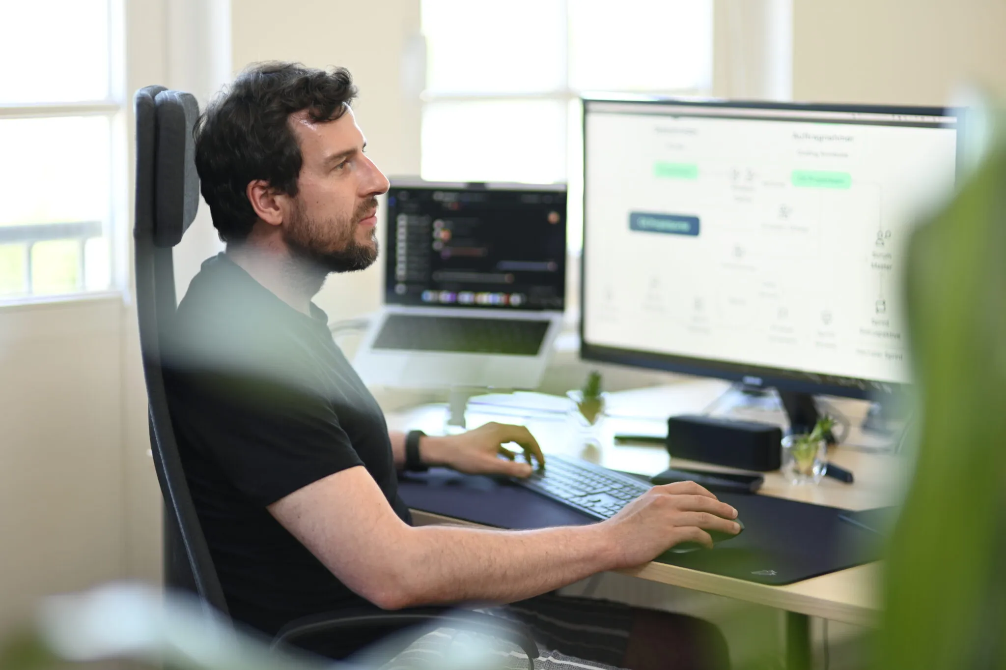 Zusammenarbeit im Team der Coding Kombüse