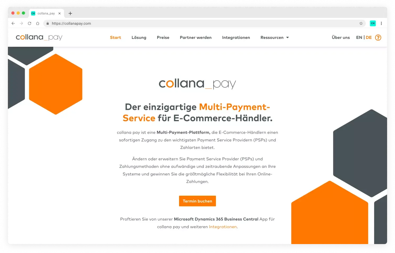 Website collana pay