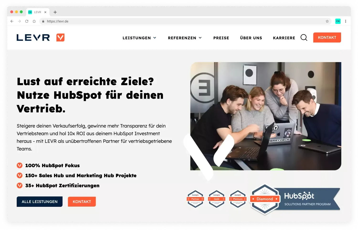 Website LEVR